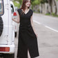 韓國氣質束帶連衣裙